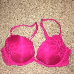 Pink bikini top push up